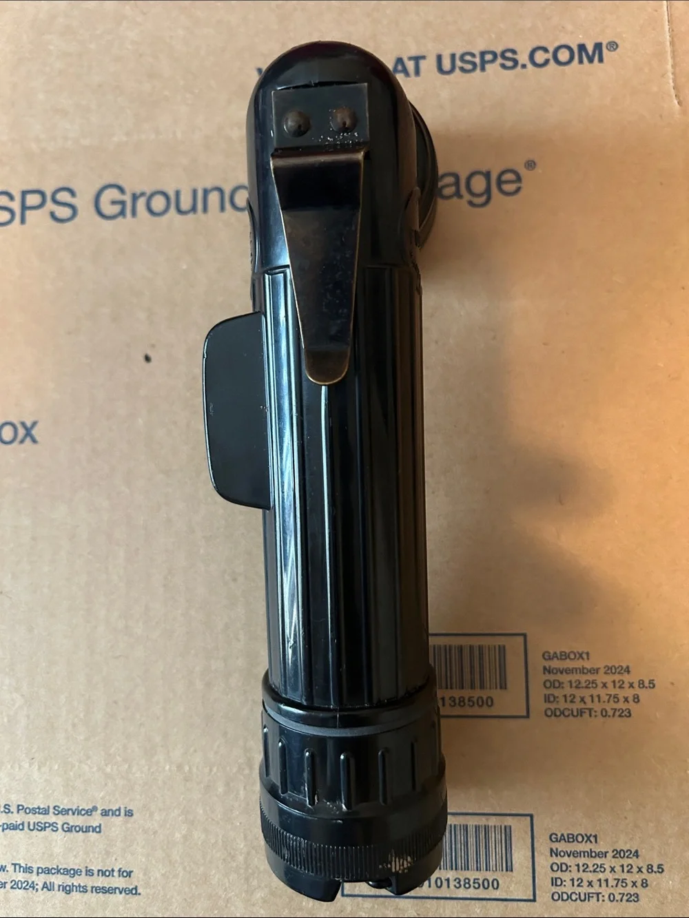 Olive Green Right-Angle Flashlight – Portable US MX-991/U